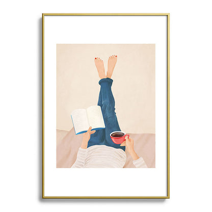 Morning Read Framed Art Print Gallery Image 90
