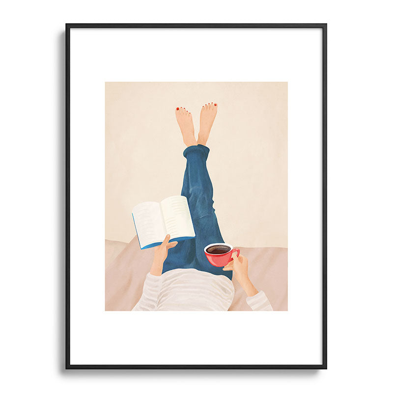 Morning Read Framed Art Print Gallery Image 84