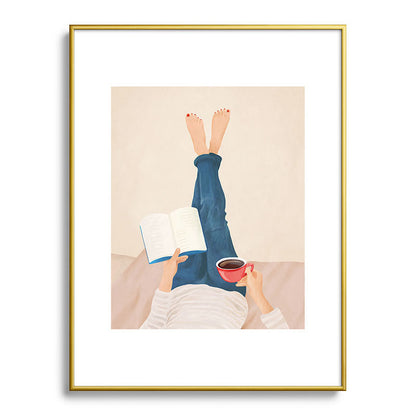Morning Read Framed Art Print Gallery Image 92