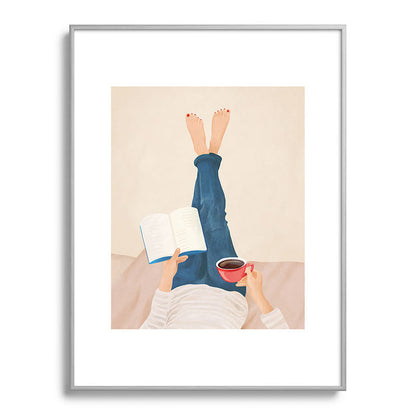 Morning Read Framed Art Print Gallery Image 98