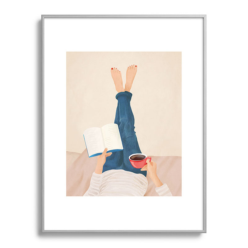 Morning Read Framed Art Print Gallery Image 99