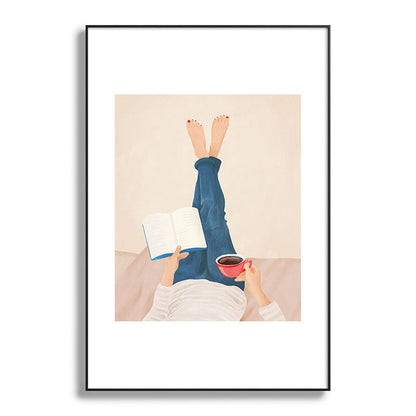 Morning Read Framed Art Print Gallery Image 86