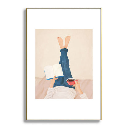 Morning Read Framed Art Print Gallery Image 94