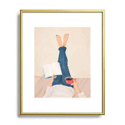Morning Read Framed Art Print Gallery Image 89