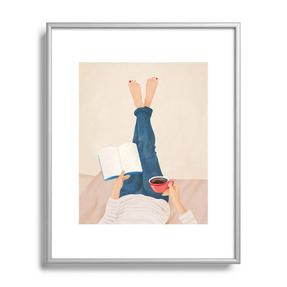 Morning Read Framed Art Print Gallery Image 96