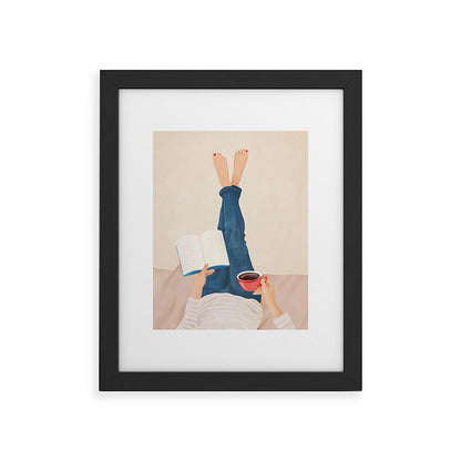 Morning Read Framed Art Print Gallery Image 30