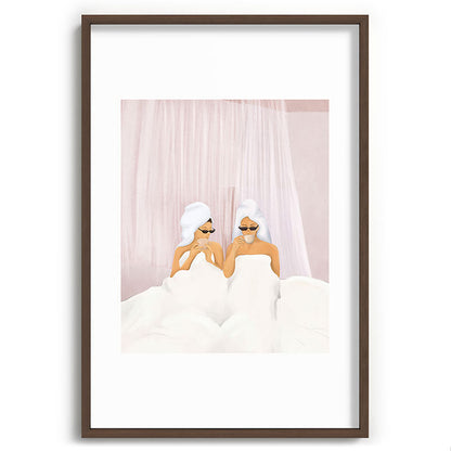 Morning with a friend Framed Art Print Gallery Image 68