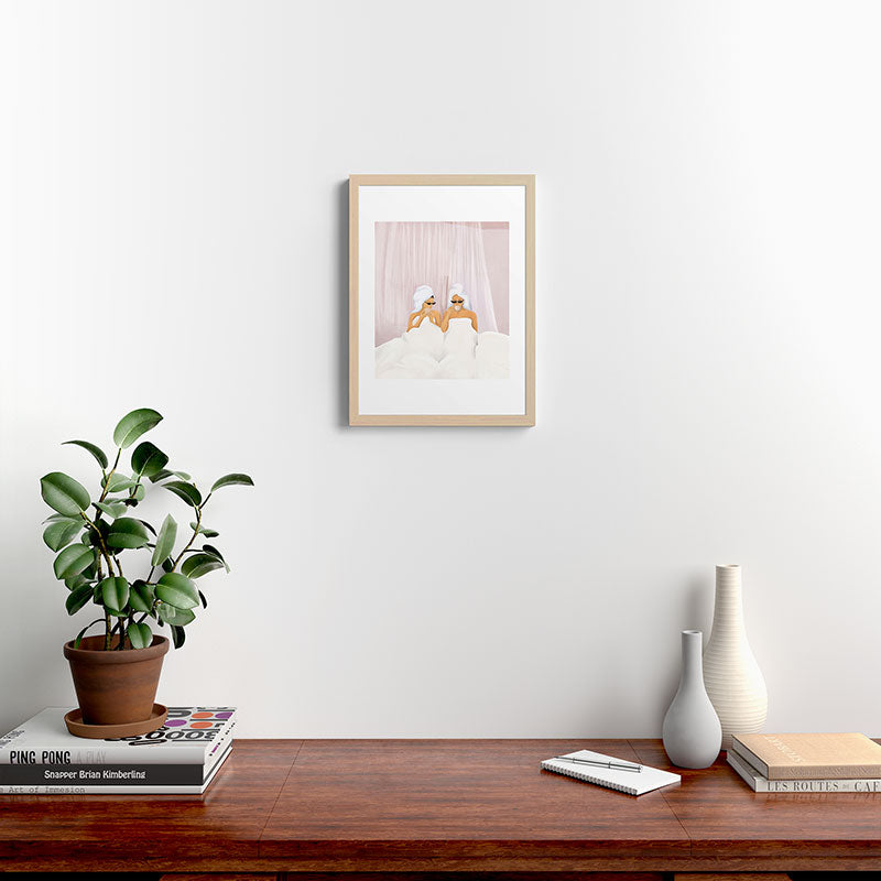 Morning with a friend Framed Art Print Gallery Image 17