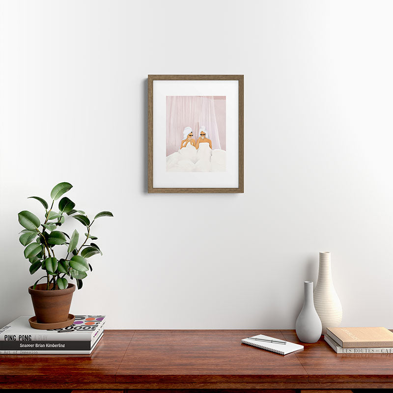 Morning with a friend Framed Art Print Gallery Image 11