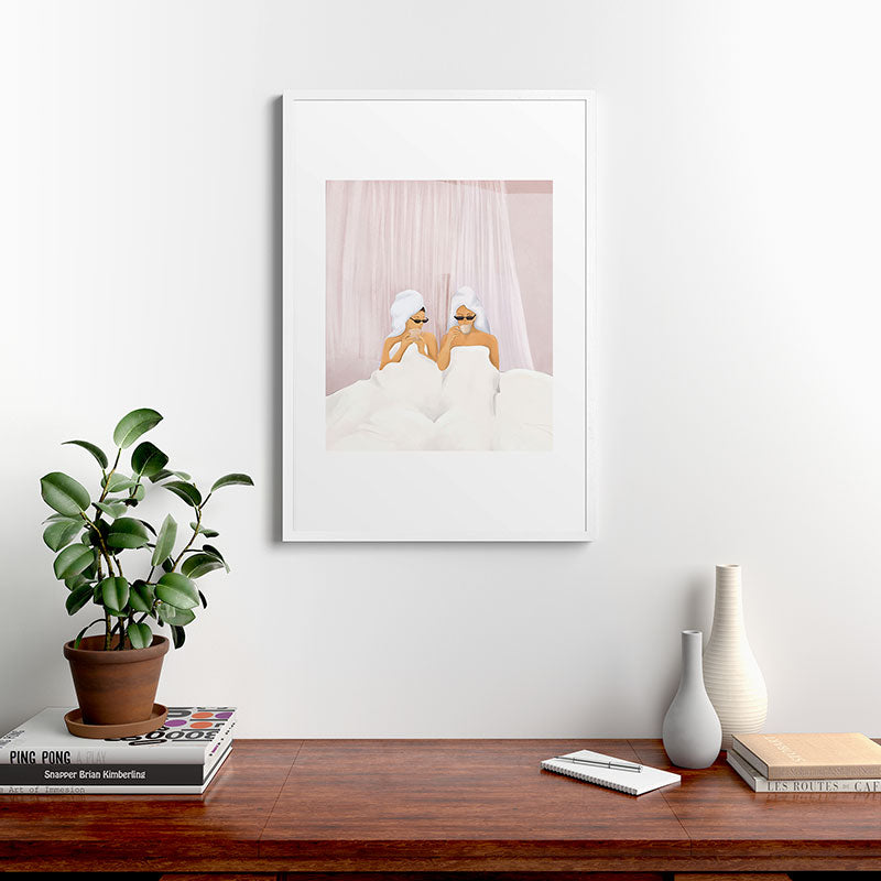 Morning with a friend Framed Art Print Gallery Image 27