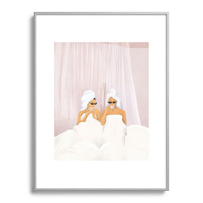 Morning with a friend Framed Art Print Gallery Image 98