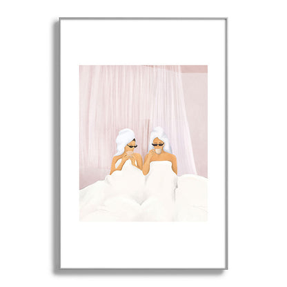 Morning with a friend Framed Art Print Gallery Image 100