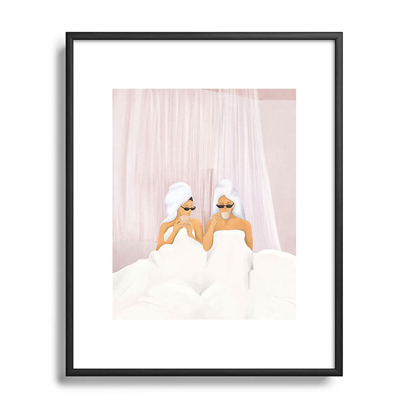 Morning with a friend Framed Art Print Gallery Image 82