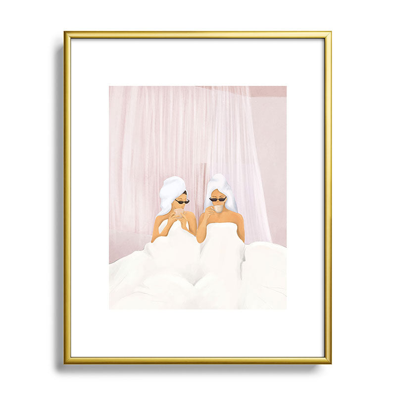 Morning with a friend Framed Art Print Gallery Image 89