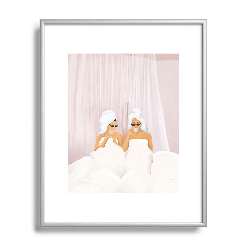 Morning with a friend Framed Art Print Gallery Image 96