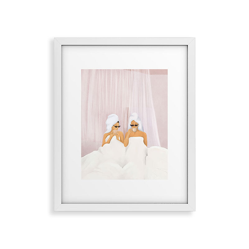 Morning with a friend Framed Art Print Gallery Image 26