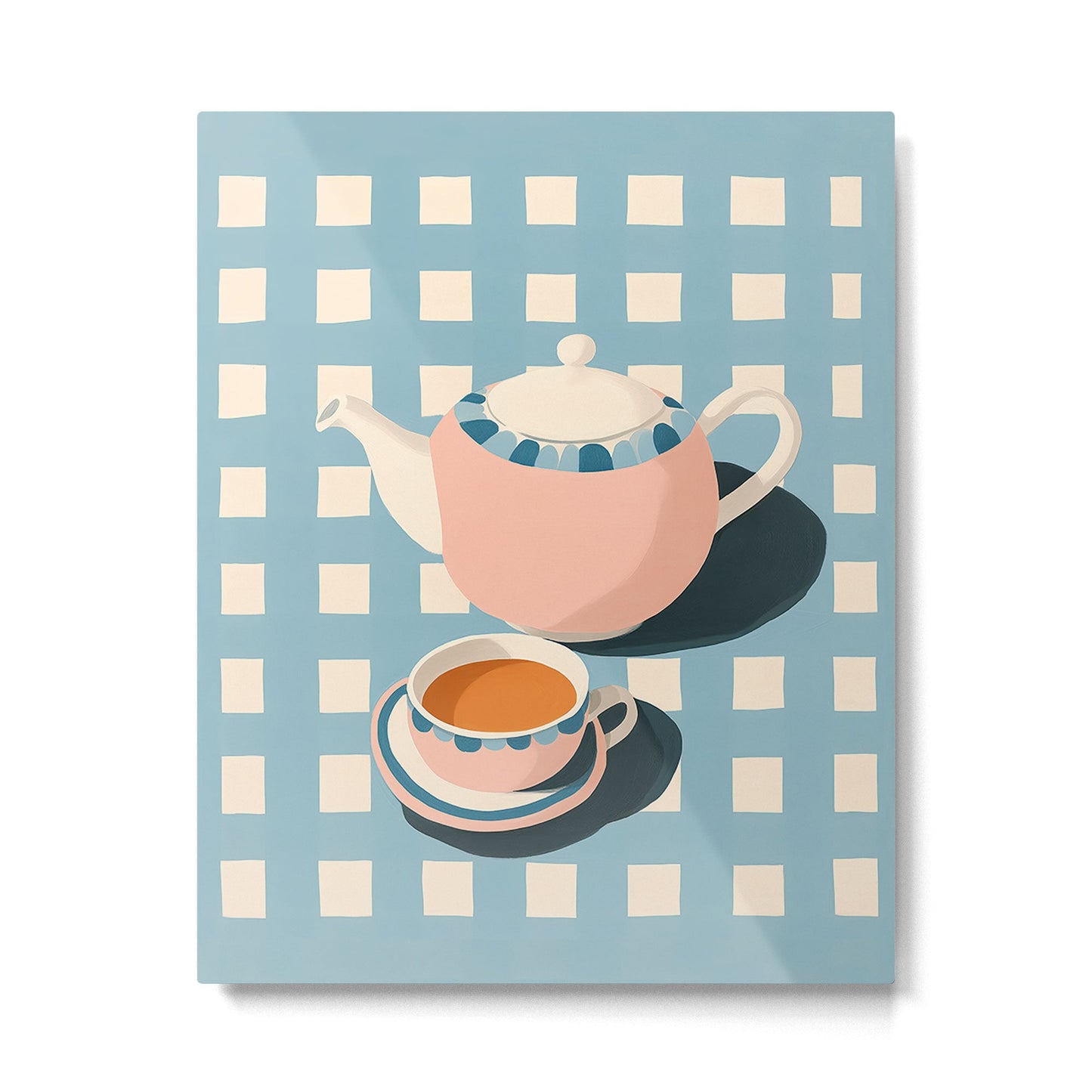 Picnic Tea Metal Print Gallery Image 4