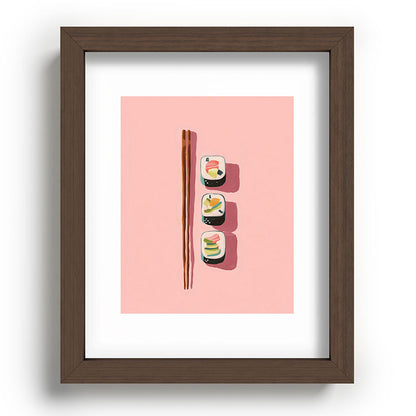 Pink Sushi Rhythm Framed Art Print Gallery Image 64