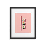 Pink Sushi Rhythm Framed Art Print Gallery Image 1