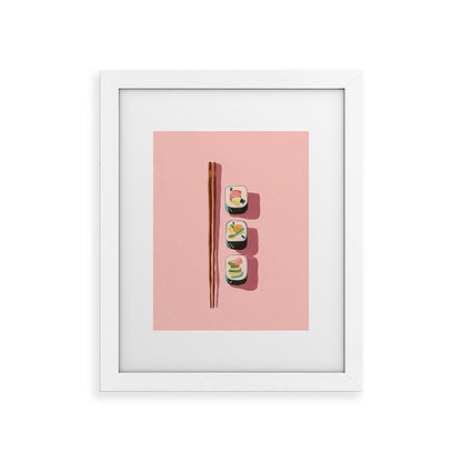 Pink Sushi Rhythm Framed Art Print Gallery Image 53