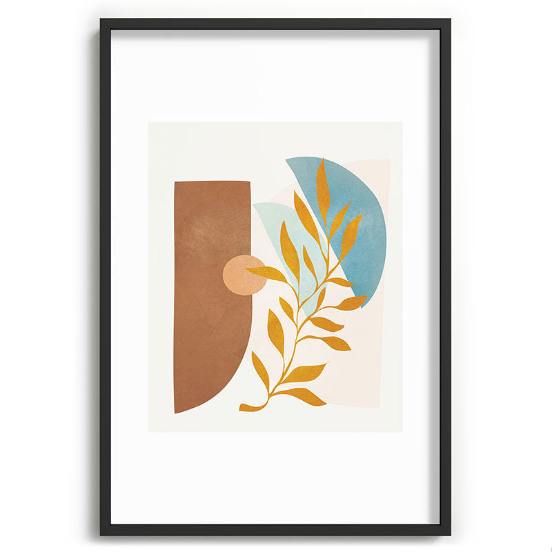 Soft Abstract Shapes 01 Framed Art Print Gallery Image 62