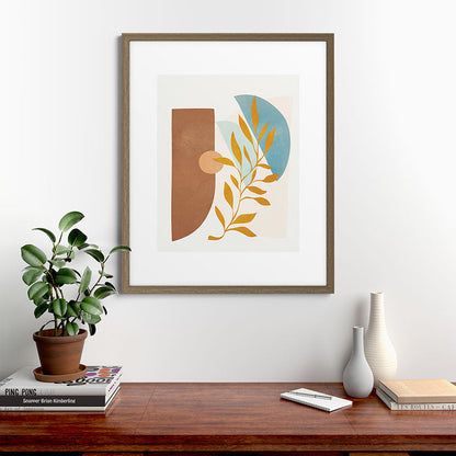 Soft Abstract Shapes 01 Framed Art Print Gallery Image 42