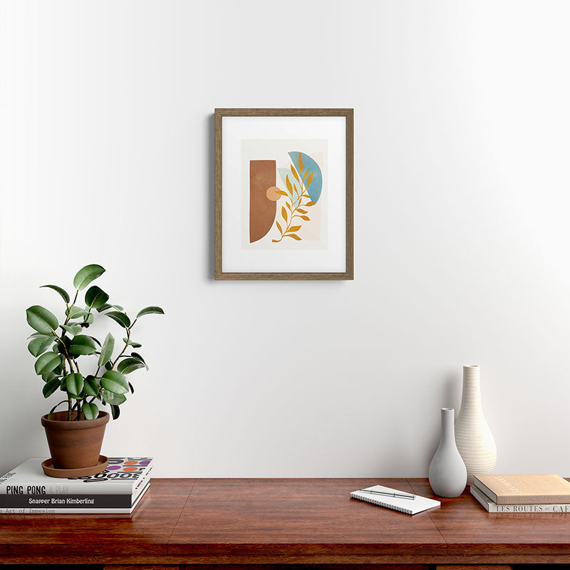 Soft Abstract Shapes 01 Framed Art Print Gallery Image 11