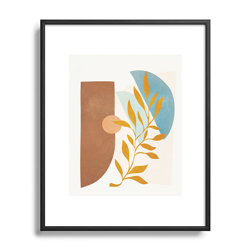 Soft Abstract Shapes 01 Framed Art Print Gallery Image 81