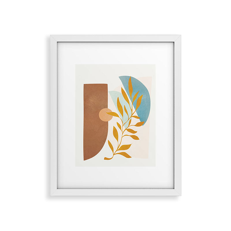 Soft Abstract Shapes 01 Framed Art Print Gallery Image 23