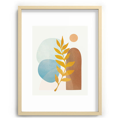 Soft Abstract Shapes 04 Framed Art Print Gallery Image 99