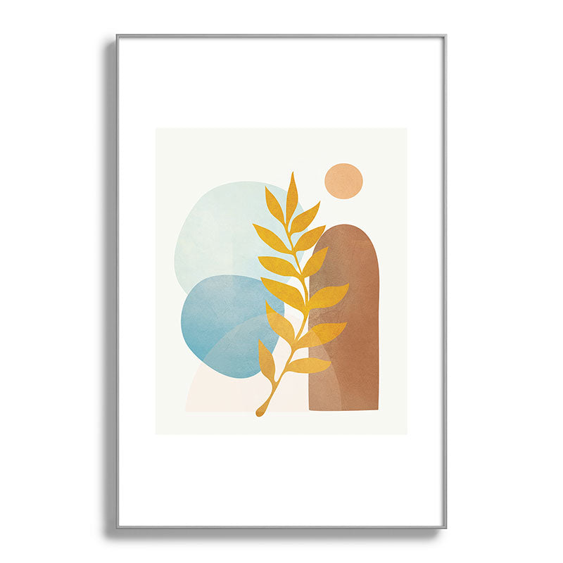 Soft Abstract Shapes 04 Framed Art Print Gallery Image 137