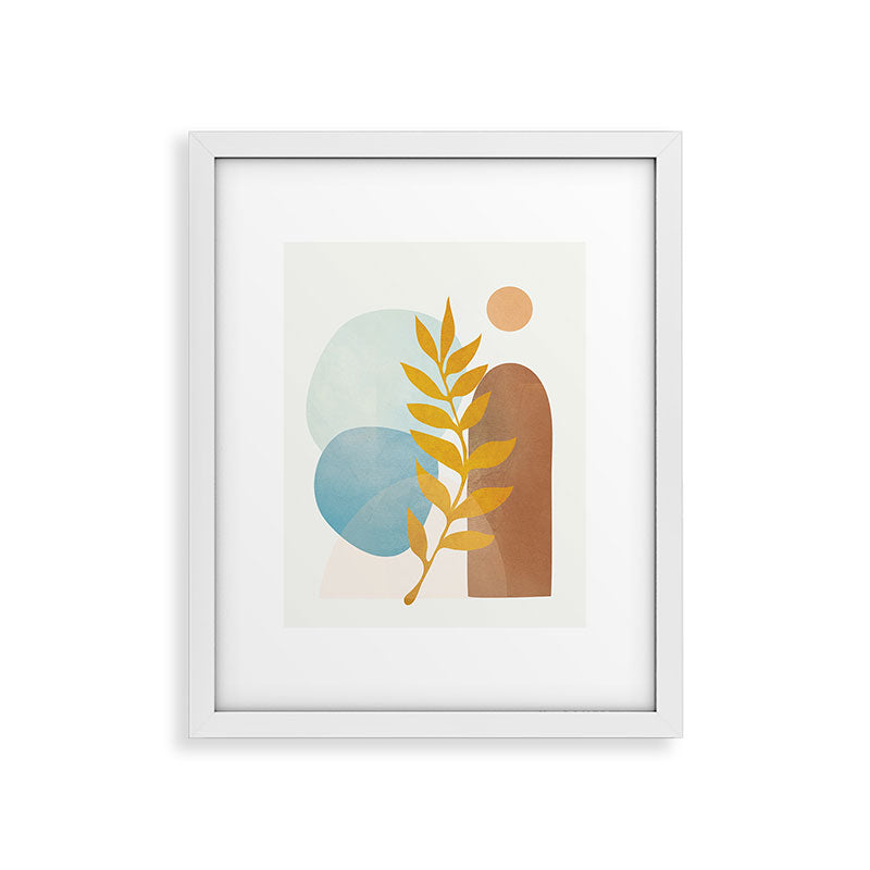 Soft Abstract Shapes 04 Framed Art Print Gallery Image 36