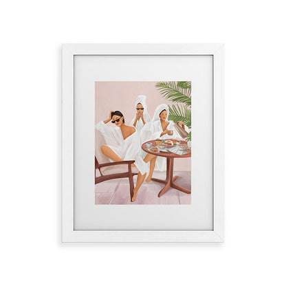 Weekend morning with friends Framed Art Print Gallery Image 54