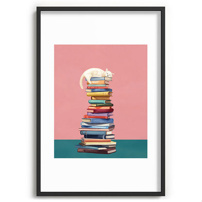 Where the Cat Dreams Framed Art Print Gallery Image 62