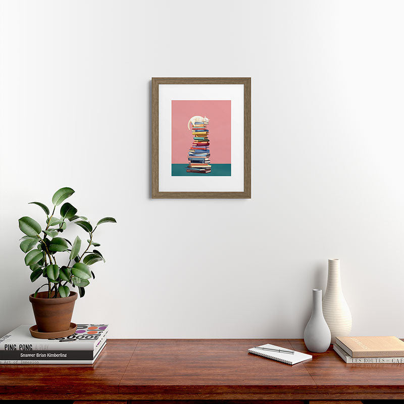 Where the Cat Dreams Framed Art Print Gallery Image 39