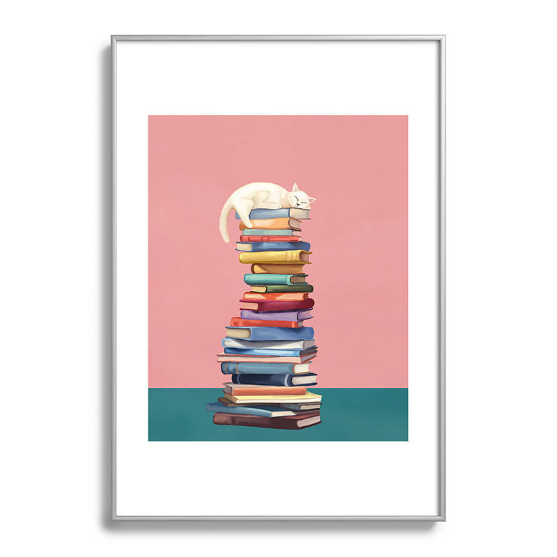 Where the Cat Dreams Framed Art Print Gallery Image 97