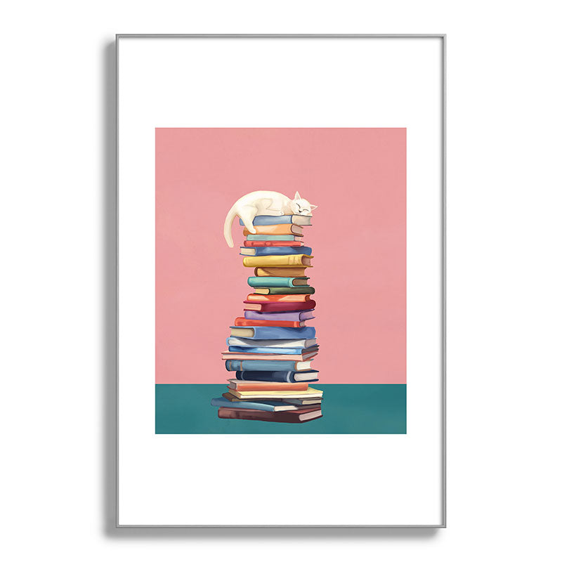 Where the Cat Dreams Framed Art Print Gallery Image 100