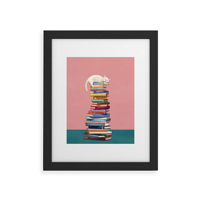 Where the Cat Dreams Framed Art Print Gallery Image 33