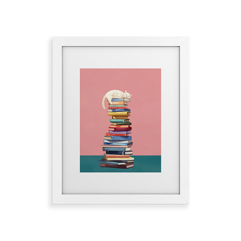 Where the Cat Dreams Framed Art Print Gallery Image 55