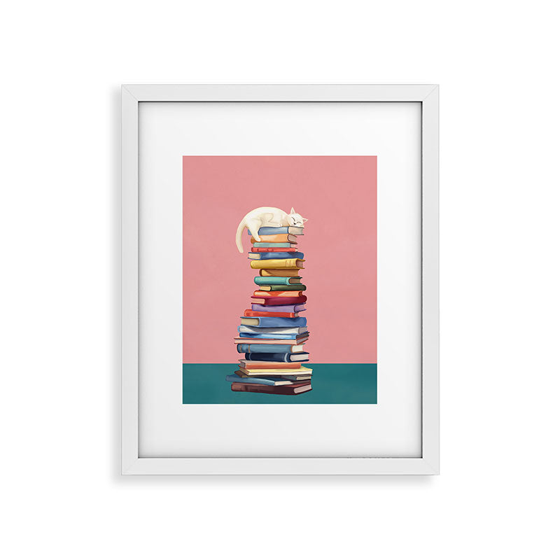 Where the Cat Dreams Framed Art Print Gallery Image 26