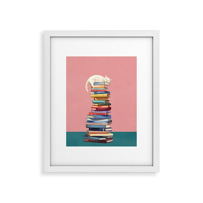 Where the Cat Dreams Framed Art Print Gallery Image 25