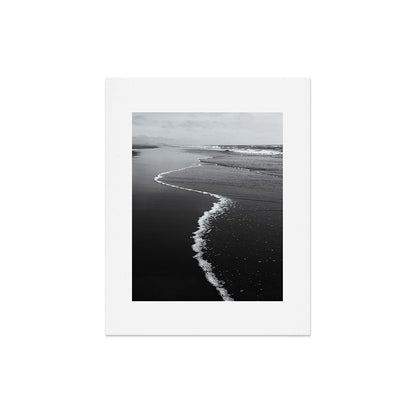 Black and White Shore Art Print Gallery Image 5
