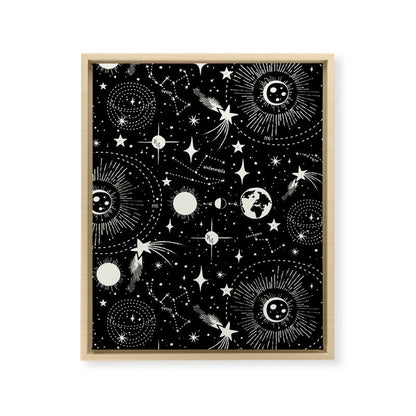 Solar System Framed Canvas Print Gallery Image 19