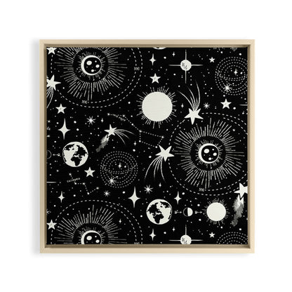 Solar System Framed Canvas Print Gallery Image 27