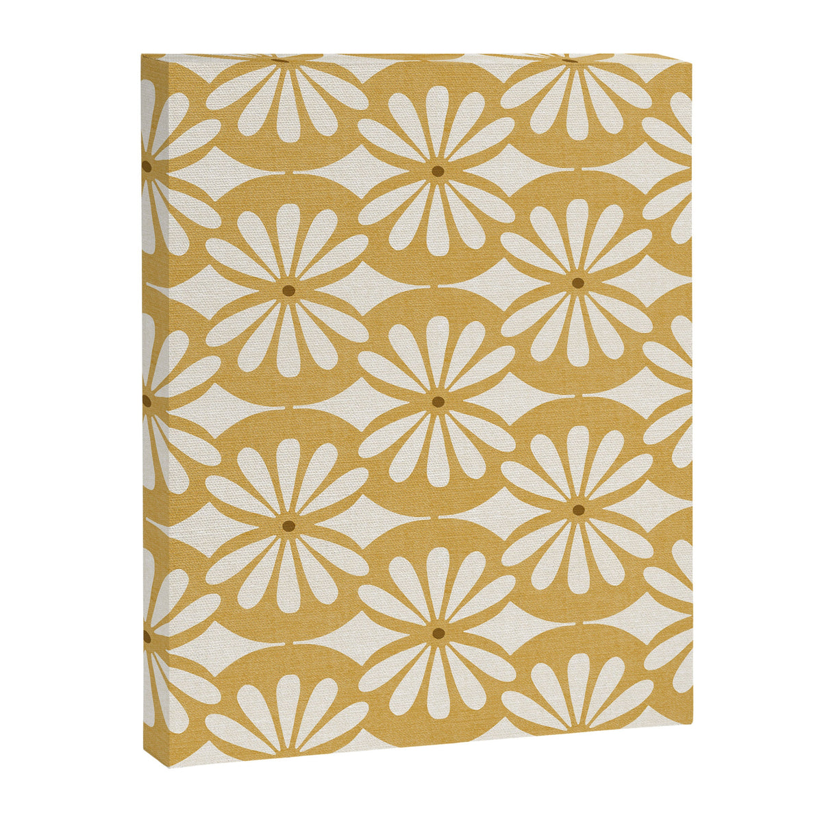 Solstice Boho Geometric Goldenrod Canvas Print Gallery Image 5