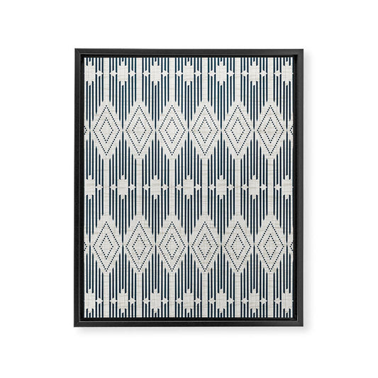 West End - Linen Framed Canvas Print Gallery Image 1