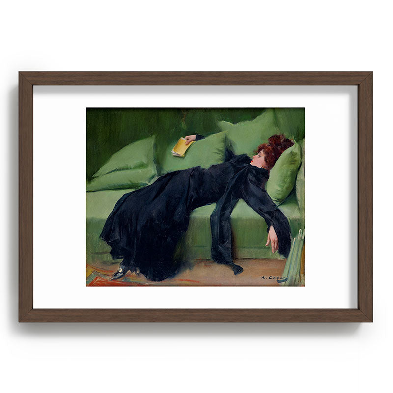 Decadent Young Woman after the Dance Framed Art Print Gallery Image 65