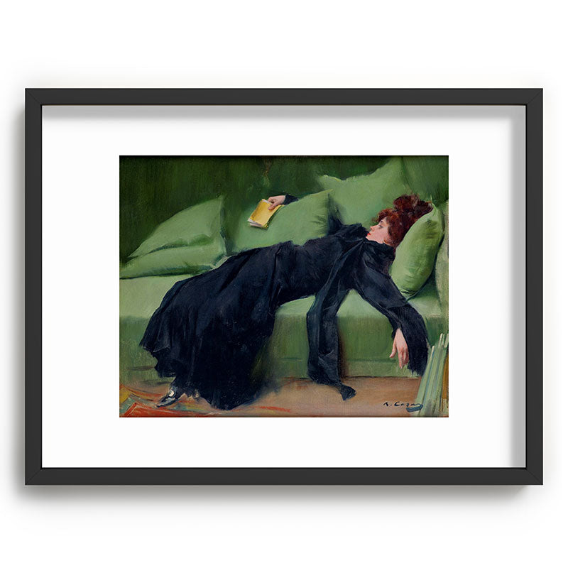 Decadent Young Woman after the Dance Framed Art Print Gallery Image 60