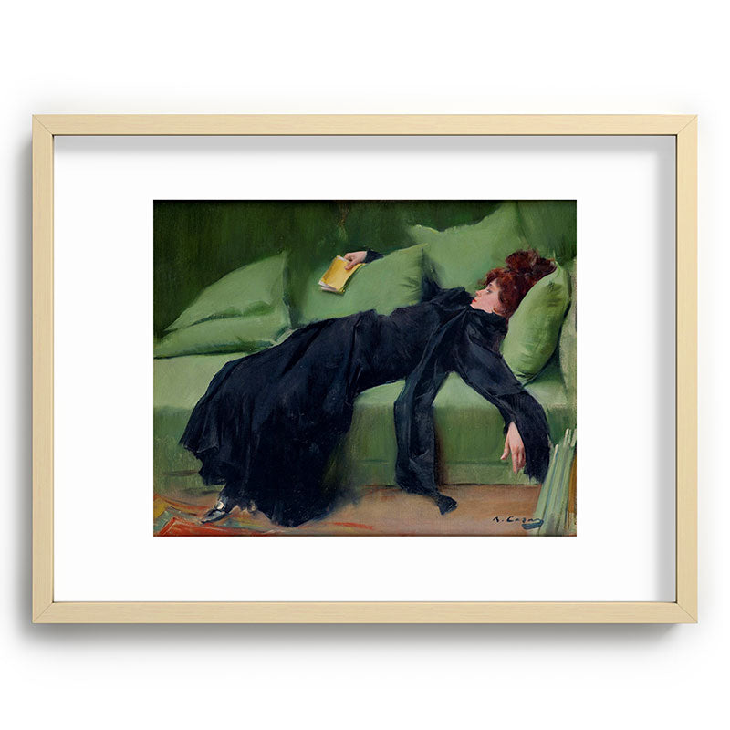 Decadent Young Woman after the Dance Framed Art Print Gallery Image 72