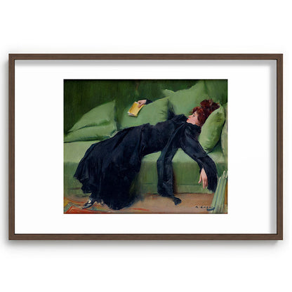 Decadent Young Woman after the Dance Framed Art Print Gallery Image 68